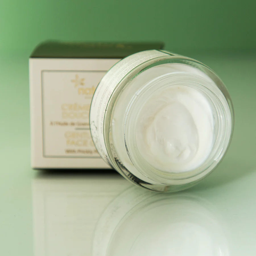 Crème de nuit douce pour le visage à l'huile de pépins de figue de barbarie