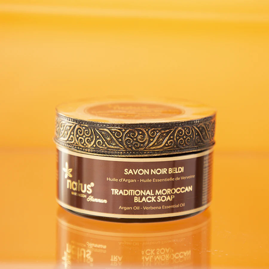 Savon noir Beldi à l'huile d'argan et à l'huile de cumin noir
