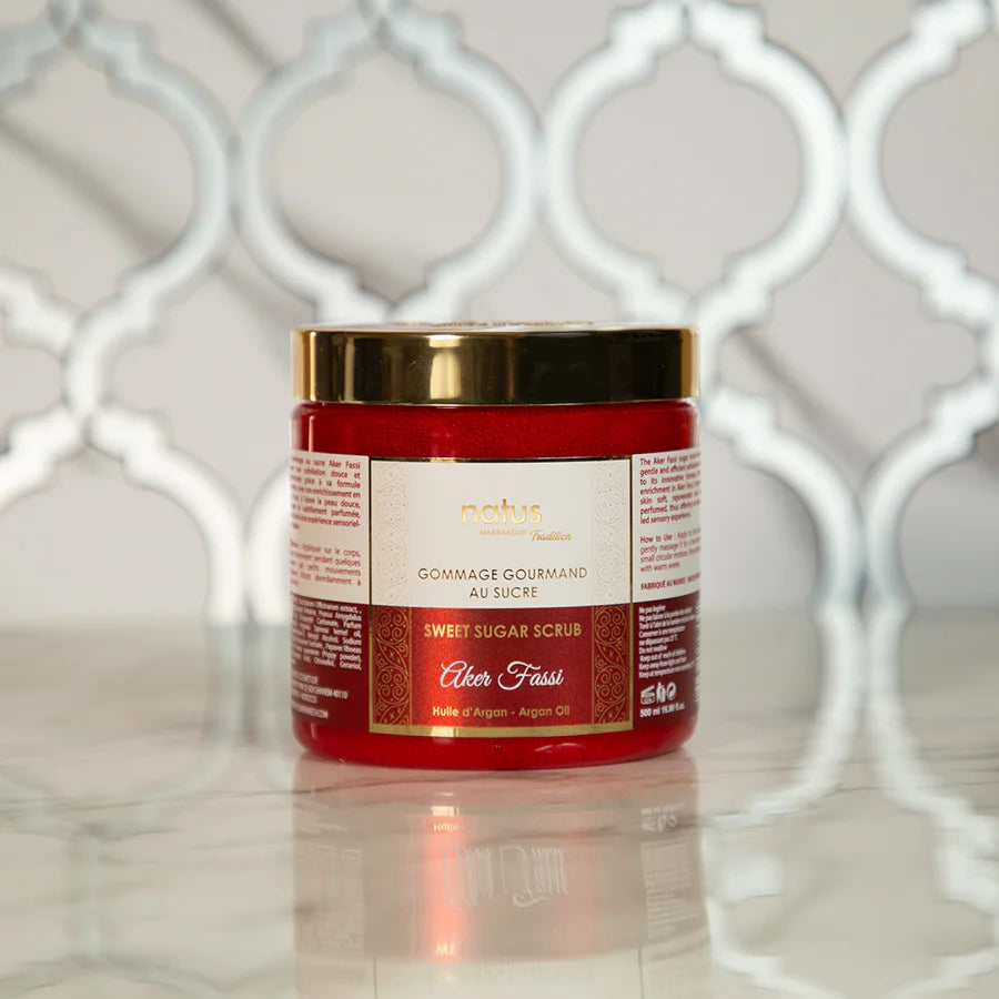Sweet Sugar Scrub with Aker Fassi
