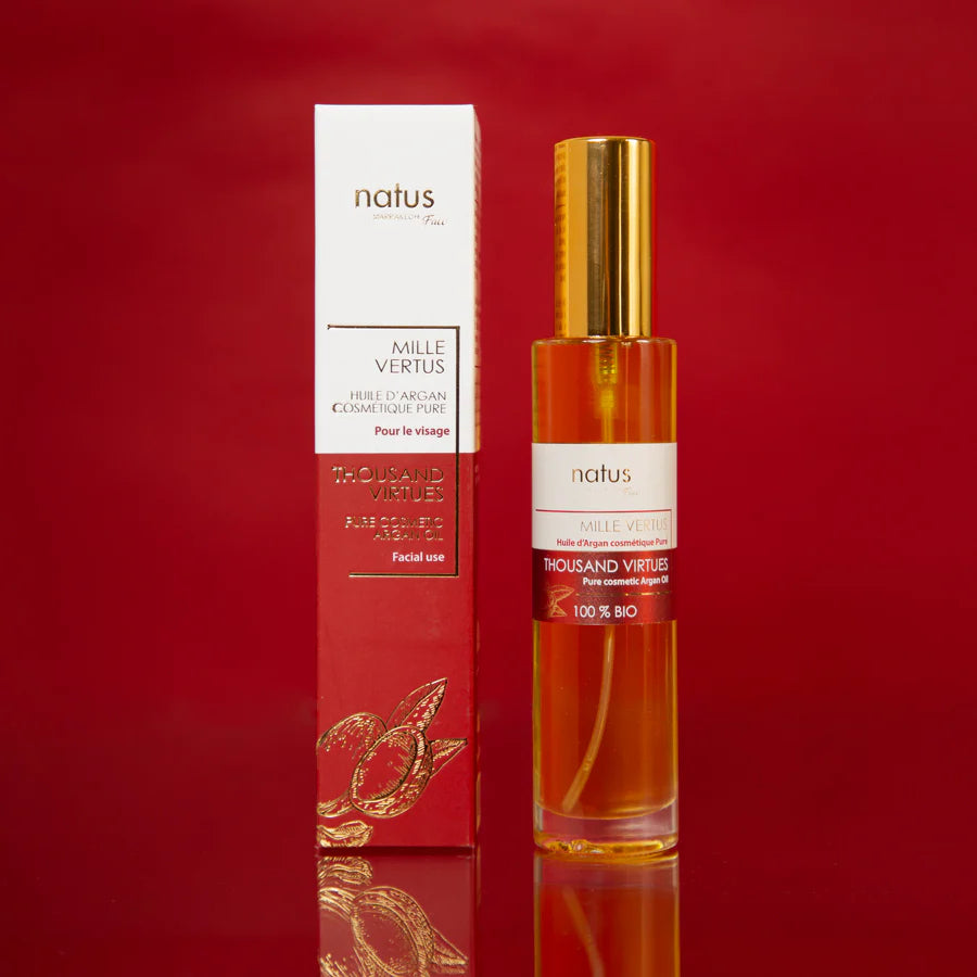 Mille vertus pour le visage Huile d'argan cosmétique pure 100% bio